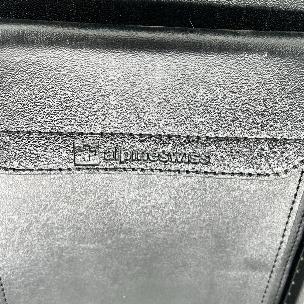 Alpine Swiss 19 Wheeled Briefcase Rolling Case Sales Sample Pilot Lawyer Attache